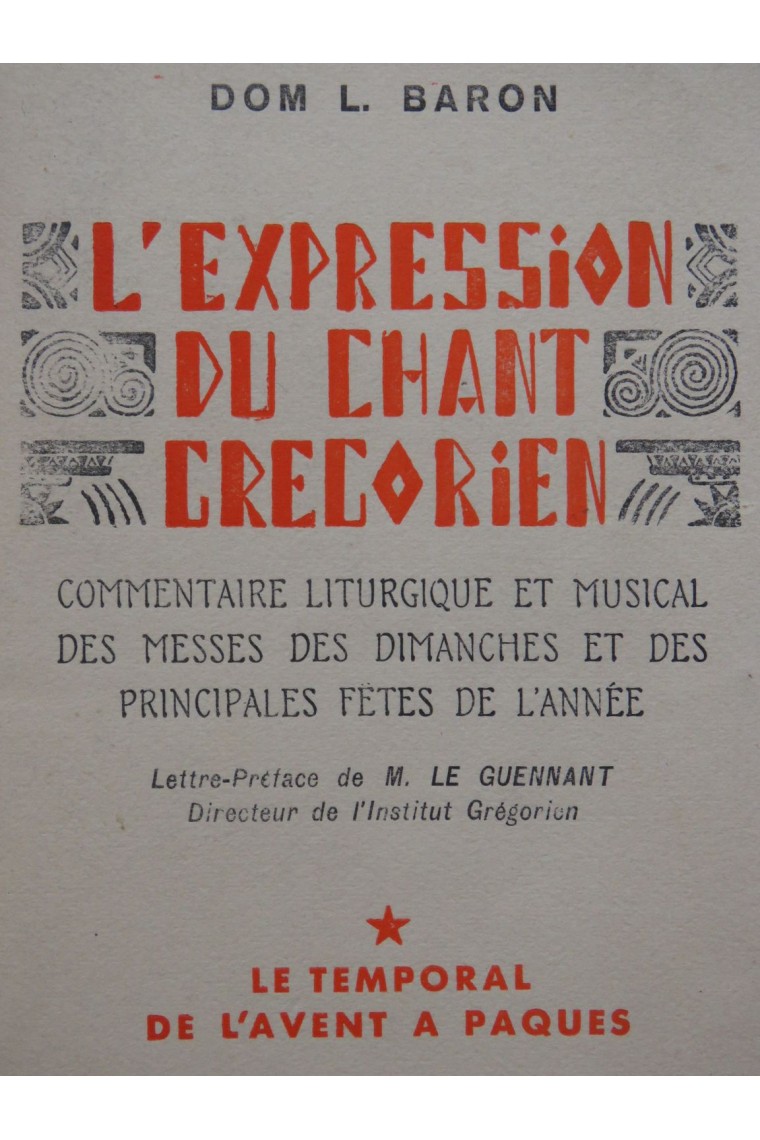 chant liturgique 6 lettres