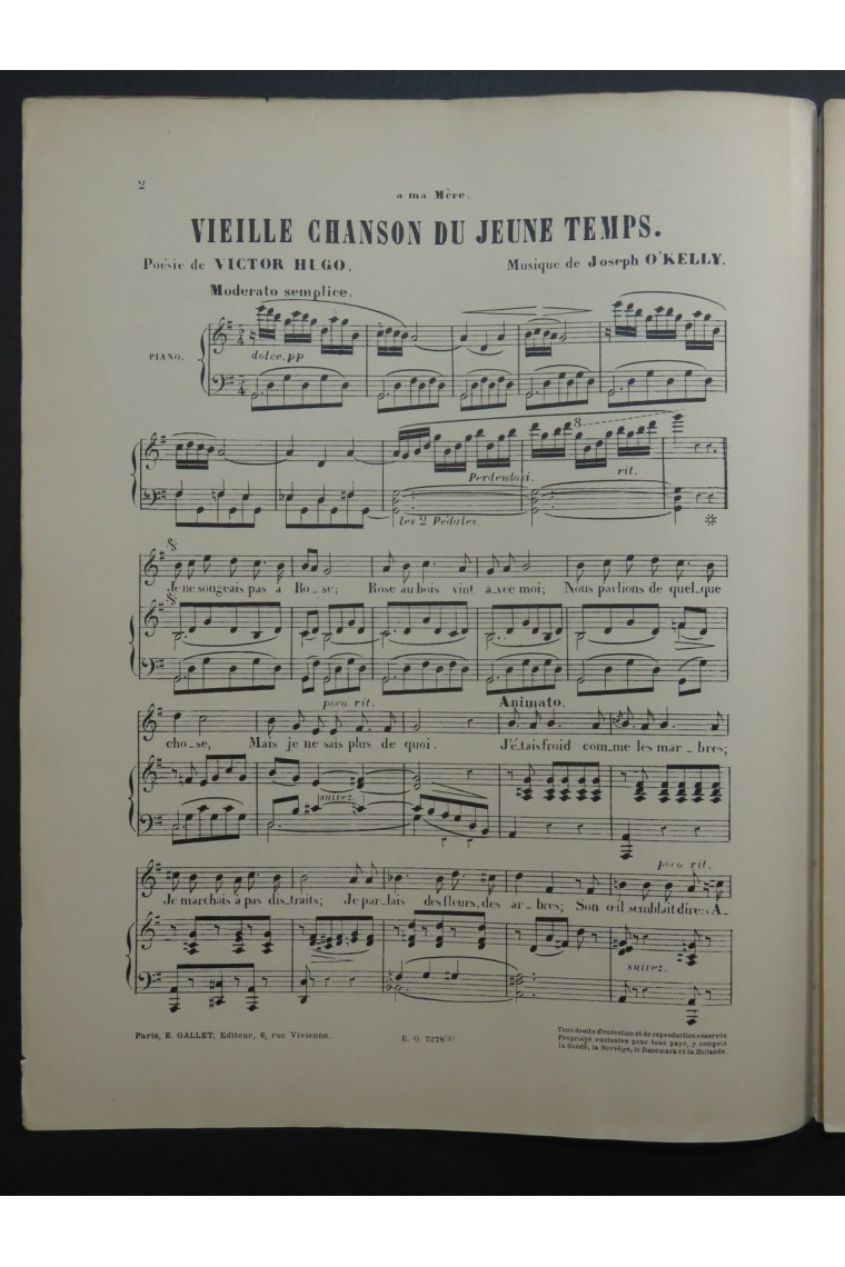 Analyse Linéaire Vieille Chanson Du Jeune Temps