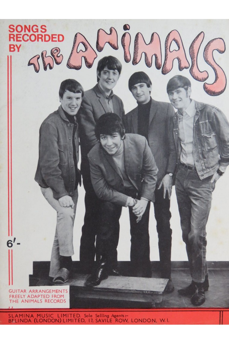 THE ANIMALS Songs Records 6 Pièces 1965 THE ANIMALS Songs Records 6 Pièces 1965