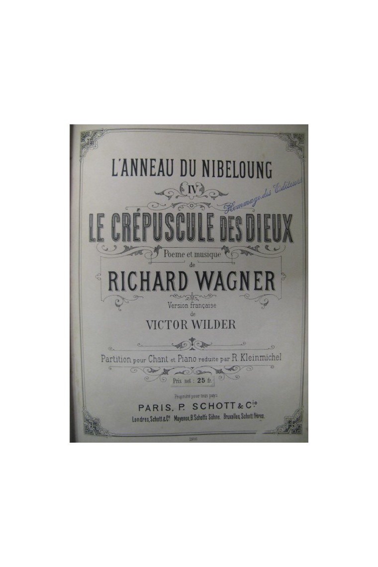 L’anneau du Nibelung L’or du Rhin, la Walkyrie, Siegfried, le crépuscule des Dieux by Wagner