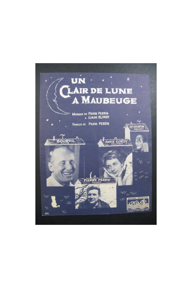 Bourvil Un Clair De Lune à Maubeuge Un Clair de Lune à Maubeuge Tango Bourvil Chant Piano 1962